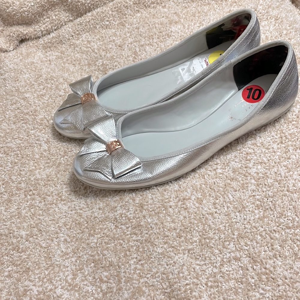 Ted Baker Sually Silver Flats